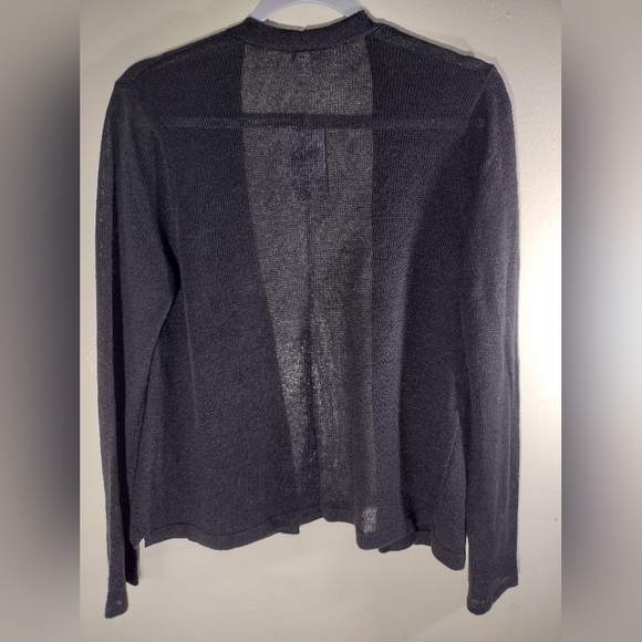 J.Jill Women Black Cardigan Size M - Picture 2 of 6